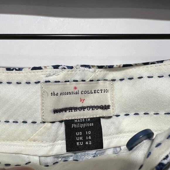 Anthropologie Essential High-Rise Kick-Flare Pants Multicolor Size US 10 - Picture 2 of 8